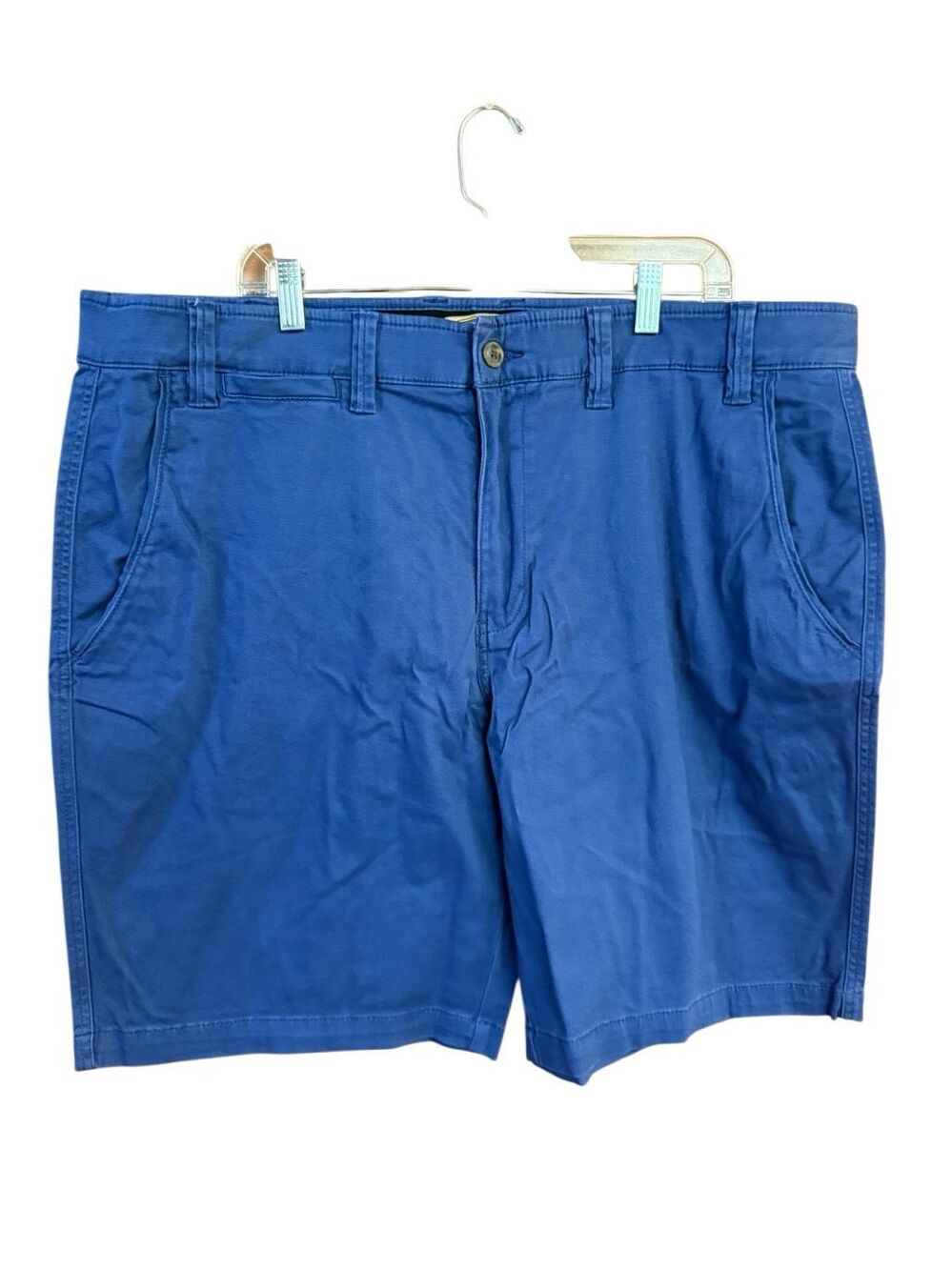 Foundry Everyday casual flat front stretch shorts blue Sz 46/10 NWT
